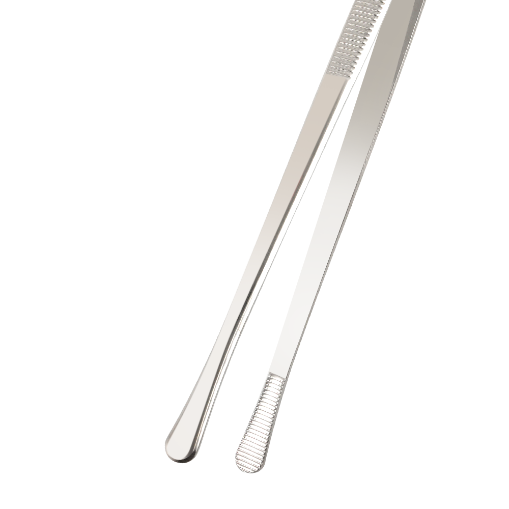 SOLEADER 4pc Professional Kitchen Tweezers Set (10" & 12")