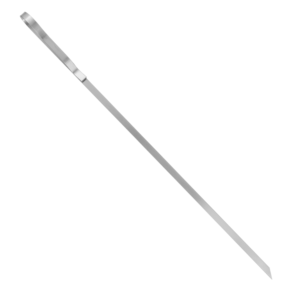 SOLEADER Signature Easy-Release Metal Skewers - 17-Inch Stainless Steel Grilling Set (9-Pack)