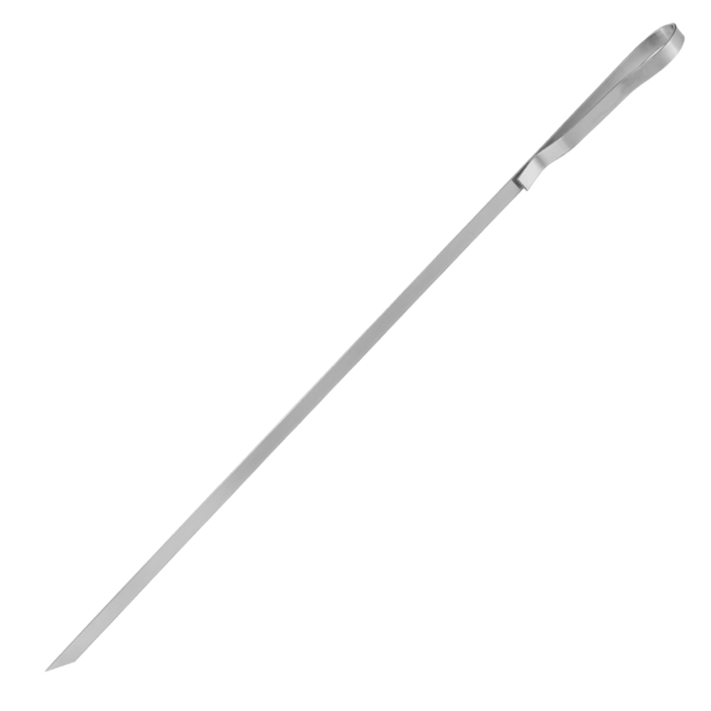 SOLEADER Signature Easy-Release Metal Skewers - 17-Inch Stainless Steel Grilling Set (9-Pack)